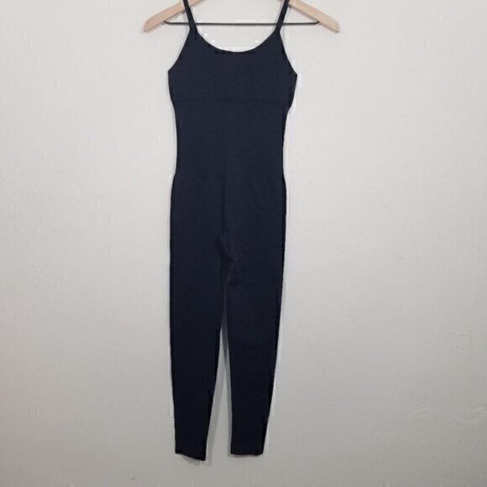 OQQ Jumpsuit Black Size S